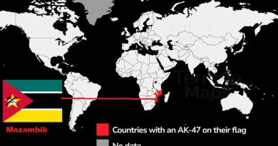 Geográfiai rovatunk! Világtérkép: azon országok, melyek hivatalos zászlaján KALASNYIKOV szerepel