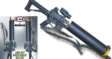 Lima 1917: hevederes adogatású, vízhűtéses AR-15 upper