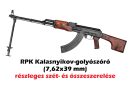 RPK Kalasnyikov-golyószóró (7,62×39 mm) részleges szét- és összeszerelése oktatóvideó