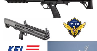 Újabb KelTec KSG-12 duplacsőtáras pump-action sörétesek a Dél-Koreai Parti Őrségnek Újabb KelTec KSG-12 duplacsőtáras pump-action sörétesek a Dél-Koreai Parti Őrségnek