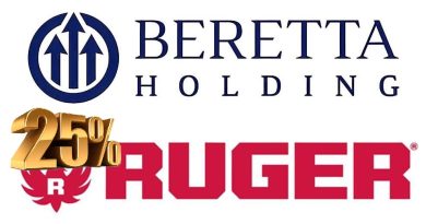 Beretta: övék a Ruger 25%-a Beretta: övék a Ruger 25%-a
