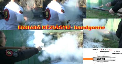 Elöltöltő KÉZIÁGYÚ – handgonne
